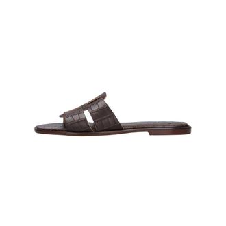 Notre-V Nv-1005 Slippers - Dames - Schoenen - Bruin - Maat: 37 EU Leer