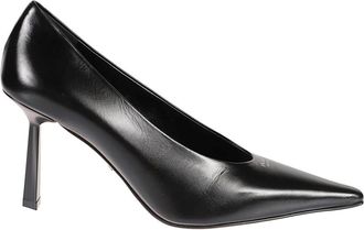 Prada Capretto Lux Pump - Dames - Pumps - Zwart - 36 1/2 EU - Leer - Schoenen