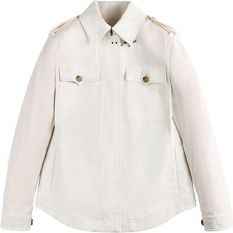Fay White Collared Jacket