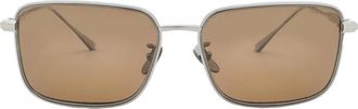 Chopard Polarized Brown Rectangular Unisex Sunglasses SCHF84M E56P 59