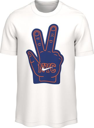 Nike New York Knicks Nike Mens Basketball T-Shirt in White | JK2097-100
