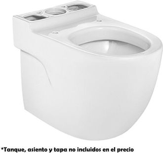 Roca Roca - Taza De Inodoro Compacto Adosado Meridian Color: Pergamon