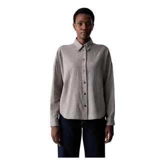 Marc O'Polo Dames, Blouses & Shirts, Bruin, Maat: XL