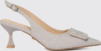 Twentyfourhaitch Slingback in tessuto tecnico glitter con tacco a rocchetto