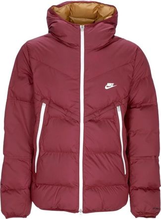 Nike Windrunner Down Jacket - Heren - Ski Jassen - Rood - XS - Polyester - Fitness