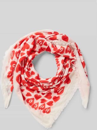 HUGO BOSS Tuch aus Modal-Baumwoll-Mix Modell ALYCIA in Offwhite, Gr&ouml;&szlig;e 1