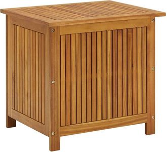 vidaXL Caja de almacenaje de jardín madera maciza acacia 60x50x58 cm vidaXL