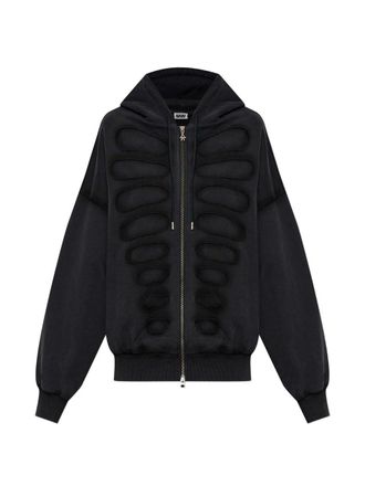 Avavav Tim os Shoulderless Hoodie fake Cut Application