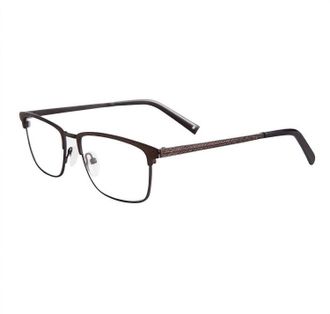 John Varvatos Mens V157 Square Eyeglasses In Black