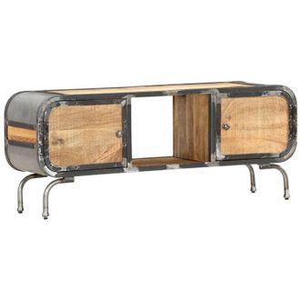 vidaXL Mueble De Tv Madera Maciza De Mango 110x30x42 Cm Vidaxl