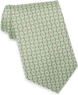 Brooks Brothers Horsebit Silk Tie in Mint at Nordstrom Rack