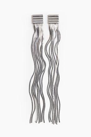 H&M Ohrh&auml;nger mit Fischgr&auml;tketten - Silberfarben