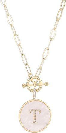 Adornia Adornia 14K Plated Mother-Of-Pearl Necklace