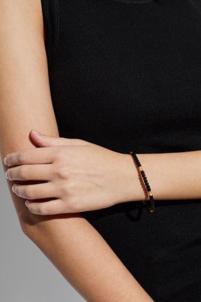 AllSaints Bracelet With Natural Stones, Womens, Gold