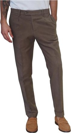 Barba Corduroy Broek - Heren - Chinos - Bruin - 2XL - Katoen - Broeken