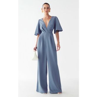 Willa Omaha Jumpsuit in Steel Blue at Nordstrom, Size 4