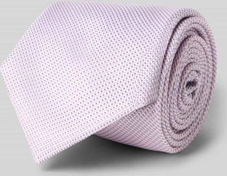 Altea Krawatte aus reiner Seide mit Label-Detail Modell Ticino in Flieder, Gr&ouml;&szlig;e 1