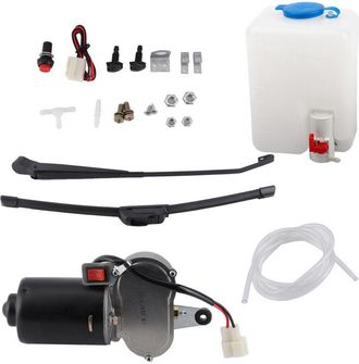 OEM Kit De Montaje De Limpiaparabrisas El&eacute;ctrico, Kit De Motor De Limpiaparabrisas, Brazo De La Escobilla Del Motor, Tubo De Desag&uuml;e Para Utv Atv