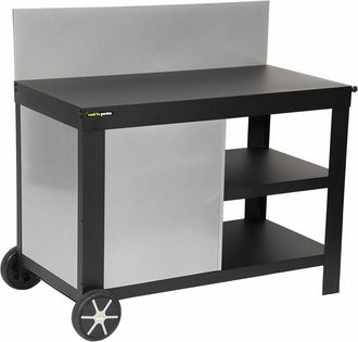 COOK IN GARDEN Cookin Garden - Credenza nova nera per piastra