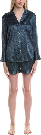 Petite Plume 2Pc Silk Pajama Set