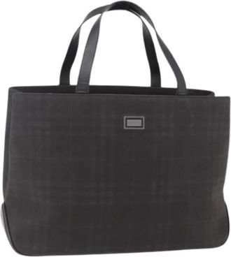 Burberry Pre-owned Vintage Tote Bag - Dames - Vintage Shopper - Bruin - ONE Size - Vintage