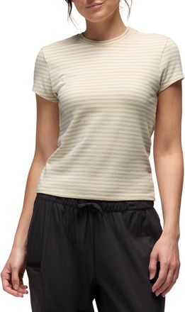 Prana Lotus T-Shirt in Stone Stripe at Nordstrom, Size X-Large