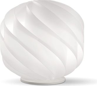 Linea Zero L&aacute;mpara De Mesa Lap Blanco En Pl&aacute;stico Cm. 25 X 24 Horas