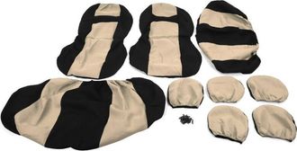 OEM Fundas De Asiento, 9 Piezas Juego De Protectores De Fundas De Asiento De Autom&oacute;vil Accesorio Universal Transpirable A Prueba De Polvo Para 5 Asientos 