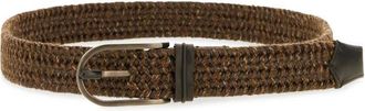 Ermenegildo Zegna Cintur&oacute;n de piel mixta - Accessories - Hombre - Marr&oacute;n - 105 CM
