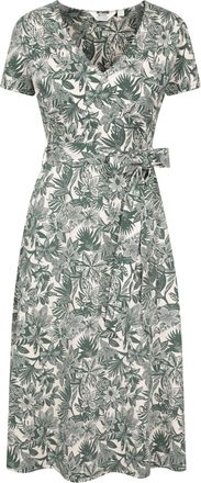 Mountain Warehouse Dames/Dames Santorini Floral Wrap Midi Dress (Kaki Groen)