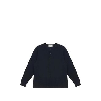 STUDIO NICHOLSON Sweatshirts, male, Black, Size: XL Round Neck Sweater