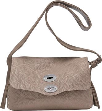 Zanellato Postina Small Schoudertas - Dames - Schoudertassen - Bruin - ONE Size - Leer - Tassen