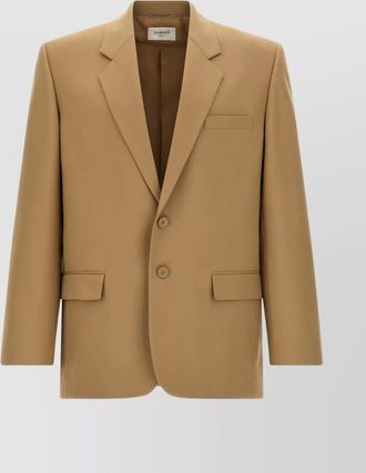 Saint Laurent yves blazer featuring notch lapel