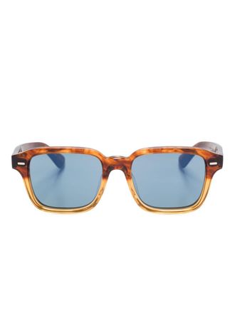 Oliver Peoples Errison sunglasses - unisex - Acetate - 51 - Brown