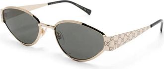 Gucci Gg 1853S Zonnebril - unisex - Zonnebrillen - Geel - 55 MM - Nylon - Accessoires