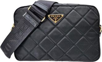 Prada gewatteerd nylon cameratas