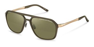 Porsche Design P86003 Polarized C417 Mens Sunglasses Green Size 59