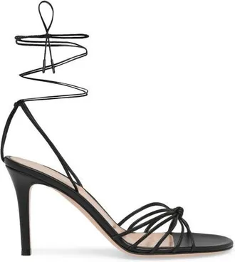 Gianvito Rossi Gwyneth 85 Sandals in Black Nappa at Nordstrom, Size 35.5