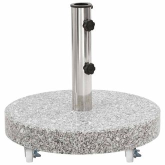 Berkfield Home Parasol Base Granite 30 kg Round Grey