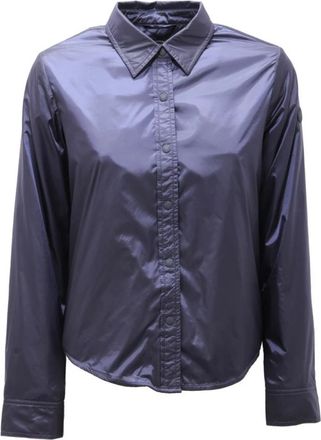 Save The Duck Licht gewatteerde jas Iris 14 Danica - Dames - Zomerjassen - Blauw - S - Nylon - Jassen