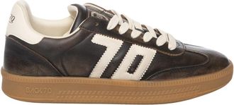 Back70 Double Sneaker - Heren - Sneakers - Bruin - 40 EU - Katoen - Schoenen