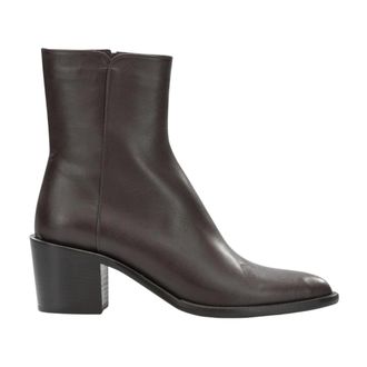 Pomme Dor Seta 60 Leren Enkellaarsjes - Dames - Schoenen - Bruin - Maat: 37 EU Leer