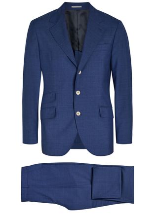 Brunello Cucinelli Wool Suit - Blue - 52 (IT52 / XL)