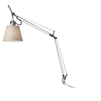 Artemide Tolomeo Basculante, Body + Schirm aus Pergamentpapier &Oslash; 18 cm