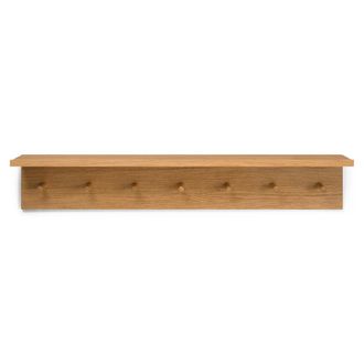 Ferm Living Place Wandregal mit 7 Haken, L 105 cm, Eiche