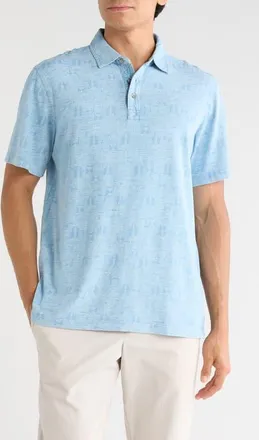 Tommy Bahama Palm Tini Polo in Bleached Indigo at Nordstrom, Size Xx-Large