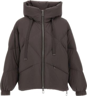 Duno Peggie Down Jacket - Dames - Gewatteerde jassen - Bruin - S - Nylon - Jassen