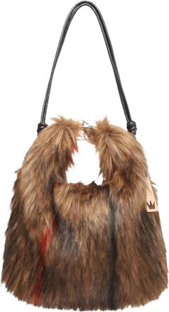 La Milanesa Alva Bucket Bag - Dames - Schoudertassen - Bruin - ONE Size - Tassen