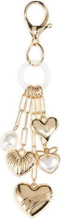 Leith Heart Cluster Charm in White Multi- Gold at Nordstrom Rack