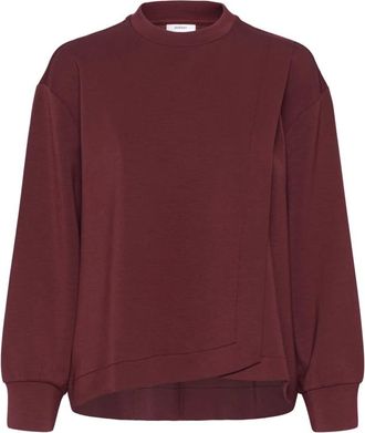 Inwear Hoodies & sweatvesten, Dames, Rood, M, Polyester, Vincent Sweatshirt met Zijdetail